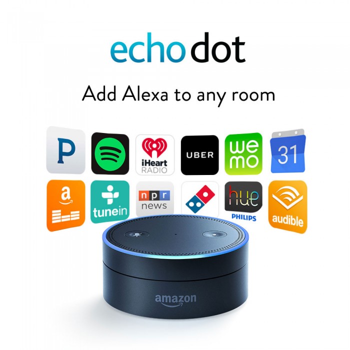 Amazon Alexa Echo Dot 2nd Gen Black